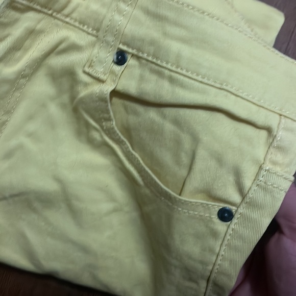 Victorious Premium Denim yellow slim fit jeans - Picture 4 of 6